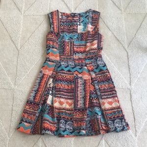 Forever 21 orange cocktail dress